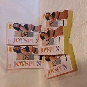 JOYSPUN cotton thongs women's size large  12-14 5 boxes of 6 each